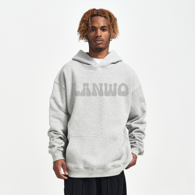 Custom Men Graffiti Streetwear Logo Bling Sparkle Gradient Multicolor Rope Gradient Effect Rhinestone Hoodie