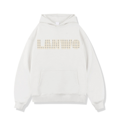 Custom High Quality Winter Streetwear Sweatshirts With Embroidered Rhinestones Hoodie Printing Sweatshirts Men'S Spider Hoodie