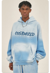 Vintage Washed High Quality Thick Cotton French Terry Drop Shoulders Oversized Boxy Fit Pullover Hoodies