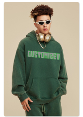 Custom Streetwear Boxy Blank White Fox Hoodie No Strings 100% Cotton High Quality French Terry 450gsm Hoodie Heren