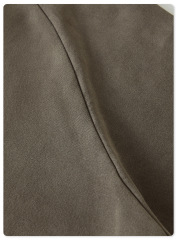 Men's Genuine Leather Jacket French 1.8mm Thick Sheepskin High-grade Embroidery