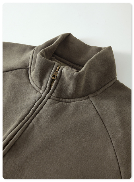 Men's Genuine Leather Jacket French 1.8mm Thick Sheepskin High-grade Embroidery