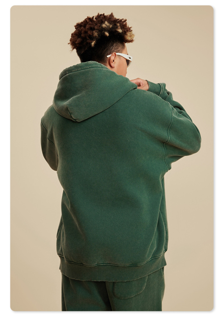 Custom Streetwear Boxy Blank White Fox Hoodie No Strings 100% Cotton High Quality French Terry 450gsm Hoodie Heren