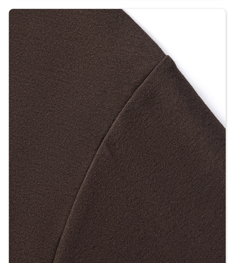 New Arrivals Custom Solid Color Germany Velvet Plus Size Mock Neck Sweatshirts Undershirt For Men