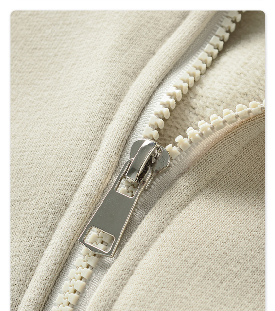 Custom Cotton Zip Up Hoodie Sustainable Eco Friendly Zipper Hoodies Long Sleeve Zipper Hoodies Men