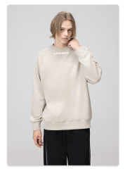 2024 Oversize Hip Hop Boxy Fit Blank Sweatshirts Crew Neck Heavy Cotton Polyester Crewneck Custom Sweatshirt For Men