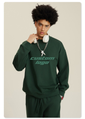 15 Years Factory Custom Crew Neck Sweatshirt Hoodies Plus Size Blank Heavyweight Crew Neck Cotton Sweatshirt For Mens