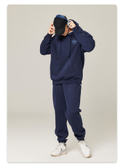 Custom Luxury Men'S Heavy Weight Cotton Oversized Hoodie Drop Shoulder Pant Suit Blank Casual Streetwear Tracksuits For Men