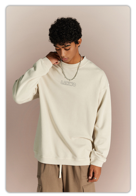 Top Quality Custom Men Hoodies Crew Neck Cotton/Polyester Men Sweatshirts