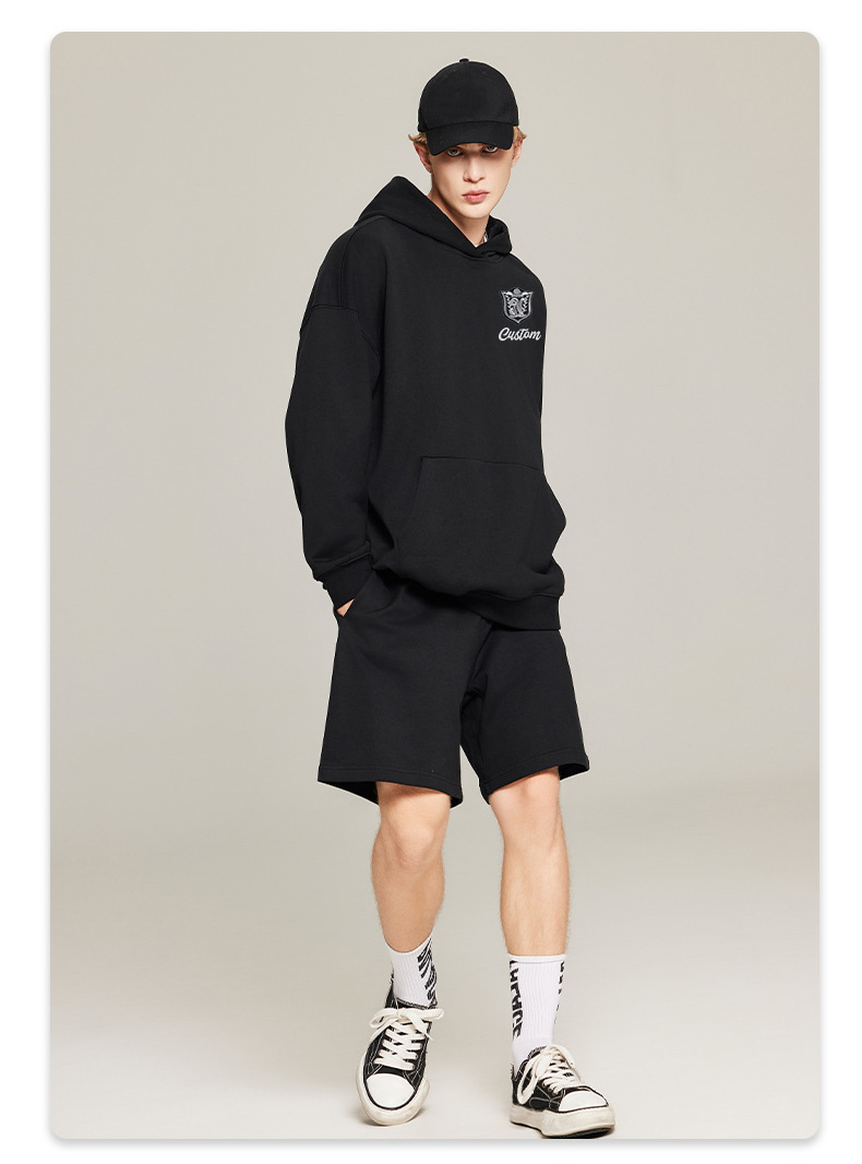 100%Cotton Knitted Regular Fit Long Sleeves Yellow Hooded Reflective Hoodies