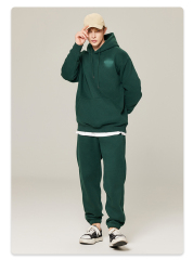 Custom Luxury Men'S Heavy Weight Cotton Oversized Hoodie Drop Shoulder Pant Suit Blank Casual Streetwear Tracksuits For Men