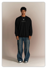 Top Quality Custom Men Hoodies Crew Neck Cotton/Polyester Men Sweatshirts