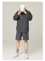 100%Cotton Knitted Regular Fit Long Sleeves Yellow Hooded Reflective Hoodies