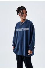 Wholesale Vintage Hoodie Custom Unisex Stone Wash Hoodie