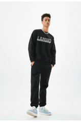 Custom Men's Sweatshirt Boxy Fitting Mock Neck Cotton Crewneck Streetwear Men's Hoodies & Sweatshirts