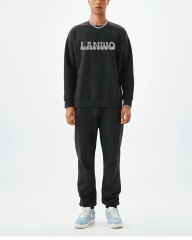 Custom Men's Sweatshirt Boxy Fitting Mock Neck Cotton Crewneck Streetwear Men's Hoodies & Sweatshirts