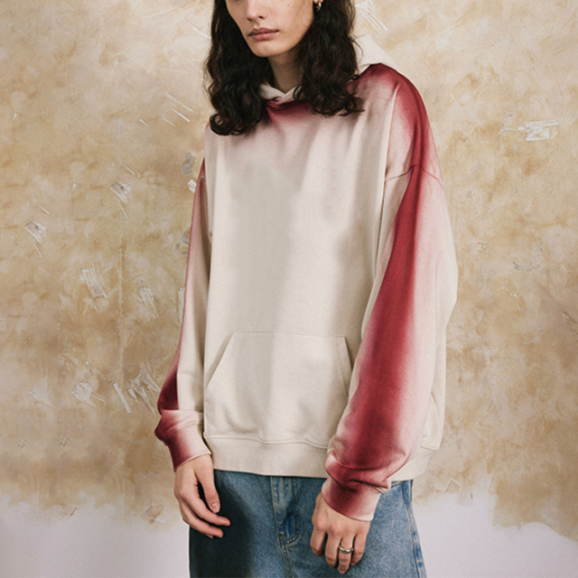 High Quality Custom Stone Wash Blank Hoodie Manufacturer Men Fleece Cotton Vintage Mock Neck Heavy Hoodie For Men