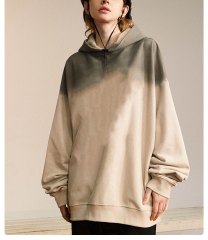 Heavyweight French Terry Cotton Hoodie Tie Dye Hoodie Men Oversized Unisex Hoodie Acid Wash Sun Faded