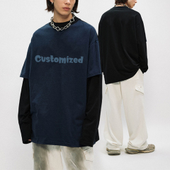 Custom New Style Pullover Loose High Quantity Dropped Shoulder 100% Cotton Hoodie