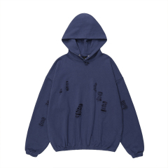 Wholesale street style hip hop patch crewneck black oversized t-shirt for men