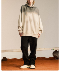 Heavyweight French Terry Cotton Hoodie Tie Dye Hoodie Men Oversized Unisex Hoodie Acid Wash Sun Faded