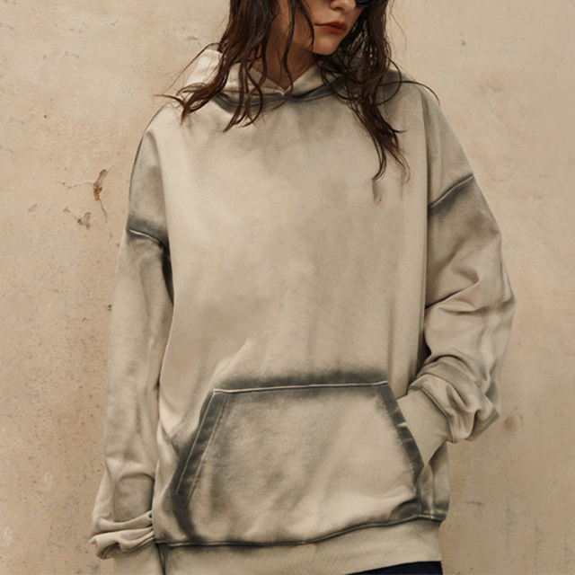 Winter Clothes Custom Embroidery Logo Blank Thick Hoodies Cotton Oversized Hoodie For Men