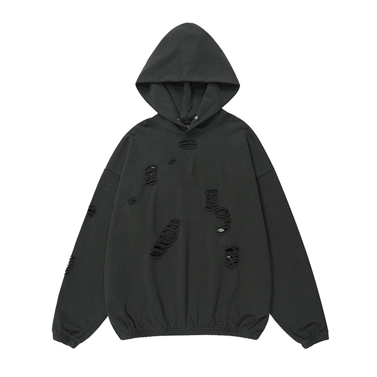 Wholesale street style hip hop patch crewneck black oversized t-shirt for men