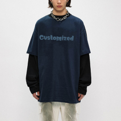 Custom New Style Pullover Loose High Quantity Dropped Shoulder 100% Cotton Hoodie