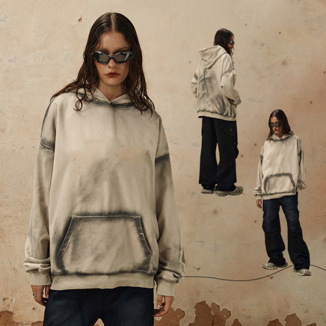 Winter Clothes Custom Embroidery Logo Blank Thick Hoodies Cotton Oversized Hoodie For Men