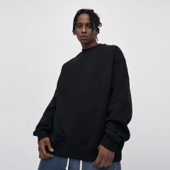 Plain Mens Sweatshirts Sweatshirt Unisex Cropped Vintage Men Drop Shoulder Acid Wash Hoodies