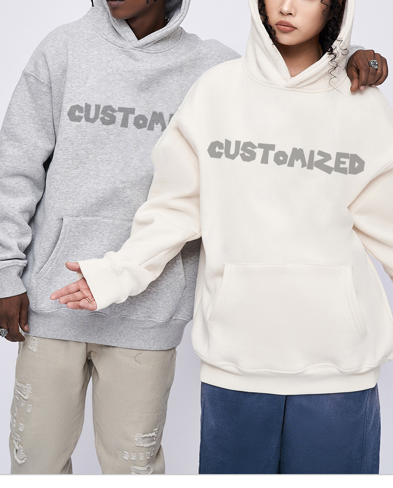 Custom Hoodies Hombre Heavy Weight Boxy Fit 500 Gsm Blank Oversized Heavyweight 100% Cotton Unisex No String Double Layer Hoodie