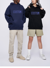 Hoodie Manufacturers Wholesale Custom Heavyweight Blank Men Orange Acid Wash Drop Shoulder Distressed 400gsm Hoodie