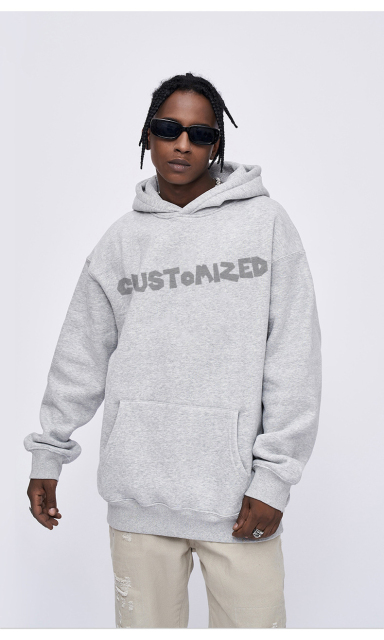 Custom Hoodies Hombre Heavy Weight Boxy Fit 500 Gsm Blank Oversized Heavyweight 100% Cotton Unisex No String Double Layer Hoodie