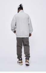 Mens Hoodies Heavyweight High Quality Anti-Shrink 100% Cotton White Puff Print Custom Hoodies Zipper