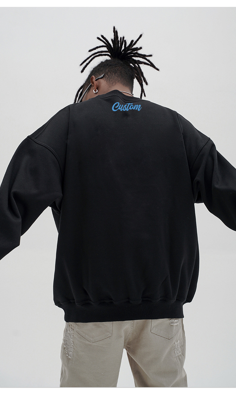 Streetwear Hip Hop Round Neck Sweatshirt Mens Pullover 3d Print Hoodie