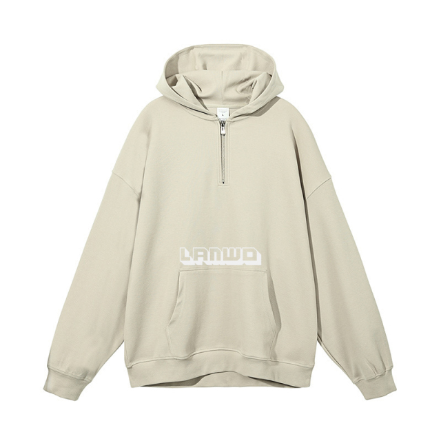 Winter French Terry Oversized 100% Cotton 400gsm Custom Logo Patch Embroidery Pullover Hoodies