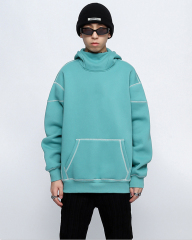 Custom 100% Cotton Drop Shoulder Pullover Hoodies Sweatshirt Casual High Quality Oversized Heavyweight Plain Hoodies For Men