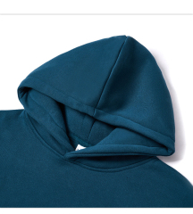 Hoodie Manufacturers Wholesale Custom Heavyweight Blank Men Orange Acid Wash Drop Shoulder Distressed 400gsm Hoodie