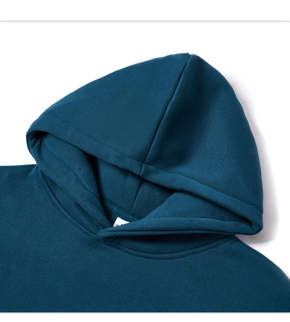 Hoodie Manufacturers Wholesale Custom Heavyweight Blank Men Orange Acid Wash Drop Shoulder Distressed 400gsm Hoodie