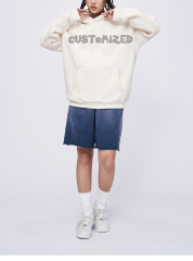 Custom Hoodies Hombre Heavy Weight Boxy Fit 500 Gsm Blank Oversized Heavyweight 100% Cotton Unisex No String Double Layer Hoodie