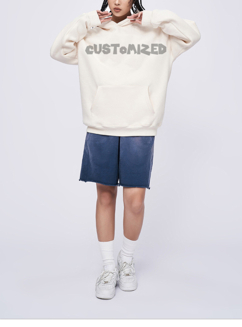 Custom Hoodies Hombre Heavy Weight Boxy Fit 500 Gsm Blank Oversized Heavyweight 100% Cotton Unisex No String Double Layer Hoodie