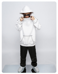 Custom 100% Cotton Drop Shoulder Pullover Hoodies Sweatshirt Casual High Quality Oversized Heavyweight Plain Hoodies For Men