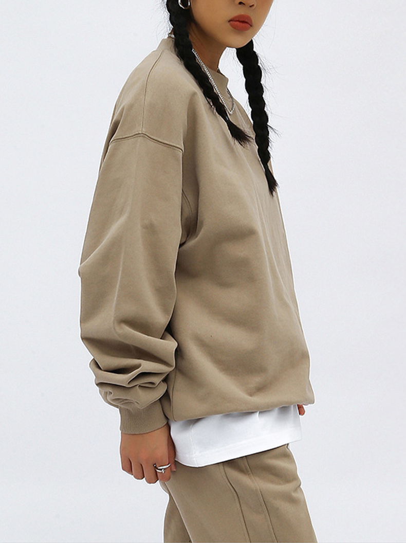 Custom Logo Cotton Wool Crew Neck Knitted Men'S Sweaters Pullover Oversized Character Pattern Knit Sweater Men