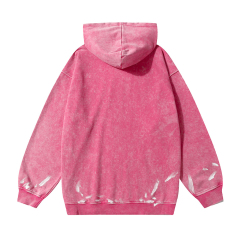 Heavy Weight 500 Gsm Cotton French Terry Acid Washed Hoodie Custom Vintage Hoodie Stone Wash Oem Hoodie