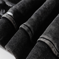 Heavy Weight 500 Gsm Cotton French Terry Acid Washed Hoodie Custom Vintage Hoodie Stone Wash Oem Hoodie