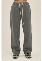 Manufacturer Custom Graphic Streetwear 400gsm Heavyweight Sun Faded Vintage Acid Wash Sweatpants