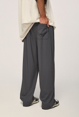 2023 Wholesale Pants Men New Design Utility Cargo Pants Dark Green Baggy Pants