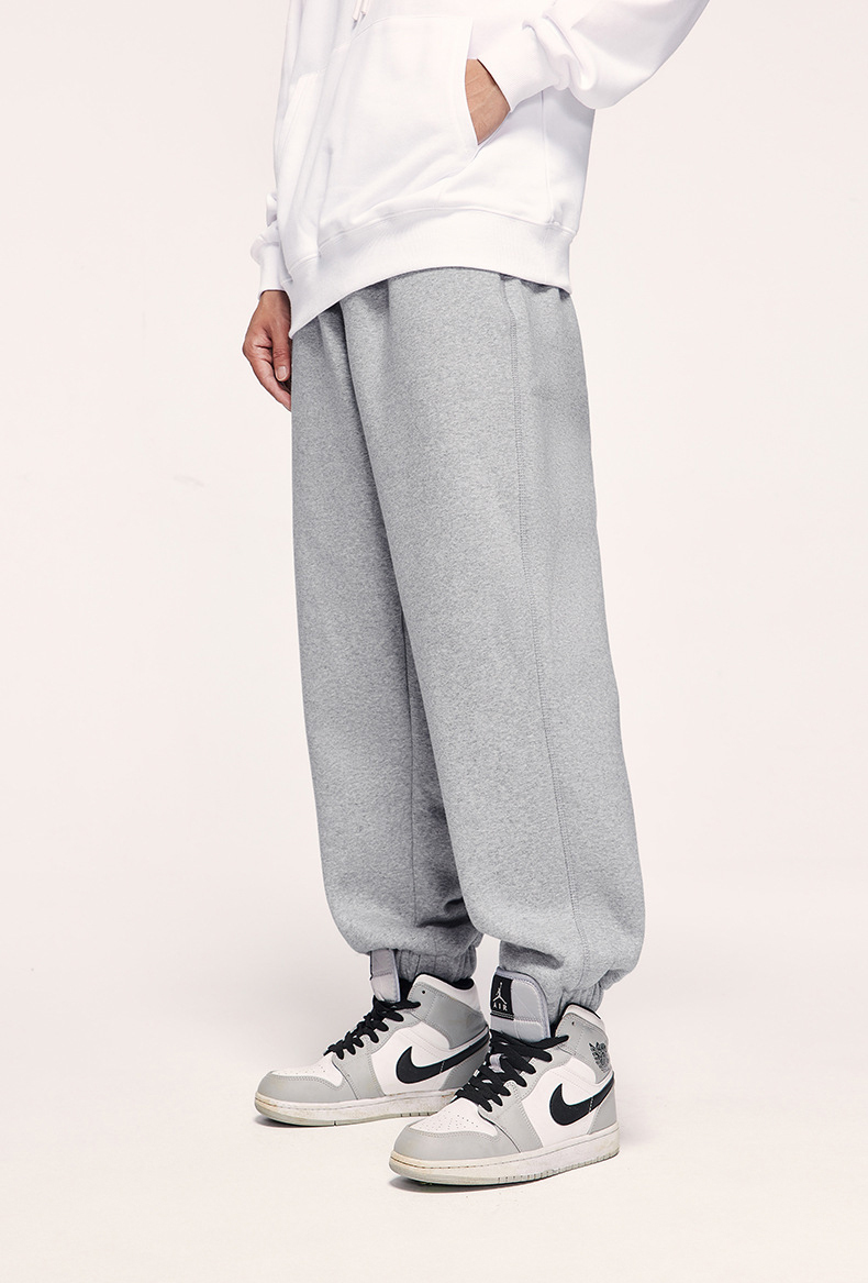 New Arrivals Hot Sales Custom 380g 100% Cotton Fleece Blank Sweatpants Vintage Sweatpants Men'S Pants & Trousers