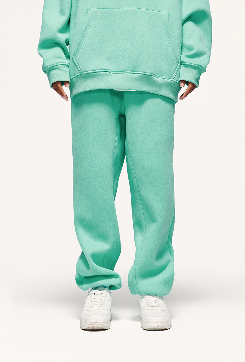 New Arrivals Hot Sales Custom 380g 100% Cotton Fleece Blank Sweatpants Vintage Sweatpants Men'S Pants & Trousers