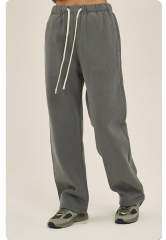 Manufacturer Custom Graphic Streetwear 400gsm Heavyweight Sun Faded Vintage Acid Wash Sweatpants